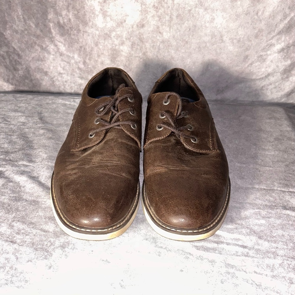 Chap’s Men's Brown Leather Shoes